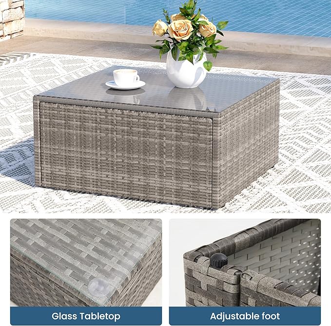 8 Pieces Outdoor Patio Furniture Set - Image 5