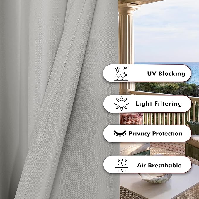 BONZER Outdoor Waterproof Curtains - Image 4