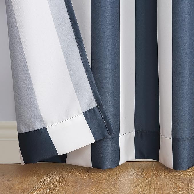 Sun Zero Valencia 2-Pack Cabana Stripe Indoor/Outdoor UV Protectant Energy - Image 3