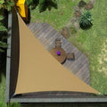 Amgo Custom Size 6' x 9' x 10.8' Sand Beige Right Triangle Sun Shade Sail Order by Amgo