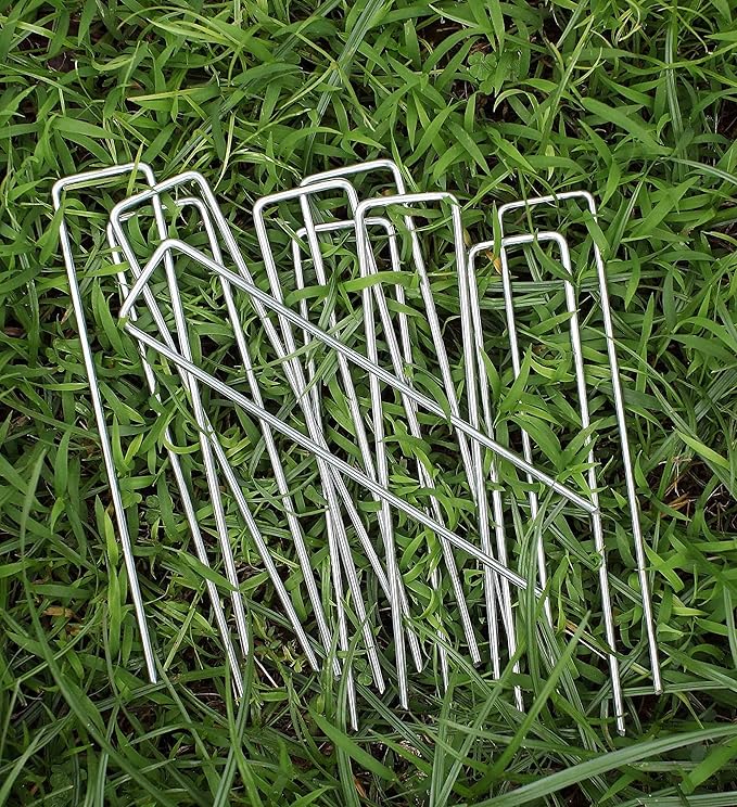 6 Inches Landscape Staples, Garden Stakes Securing Pegs - Image 5