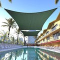 ColourTree TAPR1616 Custom Size 6' x 9' Green Sun Shade Sail Canopy UV Block by ColourTree